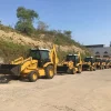 Low price earth moving machinery China backhoe loader excavator for sale