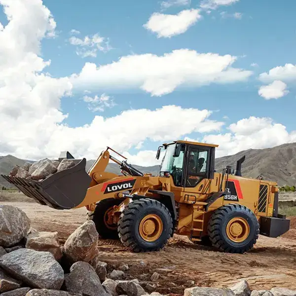 best price for sale 5ton 3m3 bucket Foton Lovol wheel loader FL956H