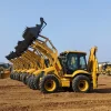 Low price earth moving machinery China backhoe loader excavator for sale