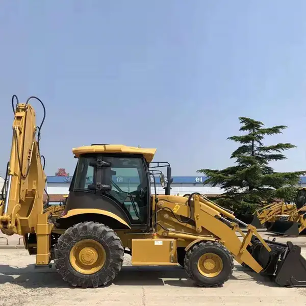Best quality road construction machinery 75kW 3ton backhoe loader TLB