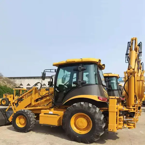 Best quality road construction machinery 75kW 3ton backhoe loader TLB