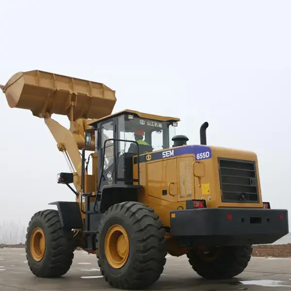 655D 5 ton 3 cubic bucket front end loader China SEM wheel loader