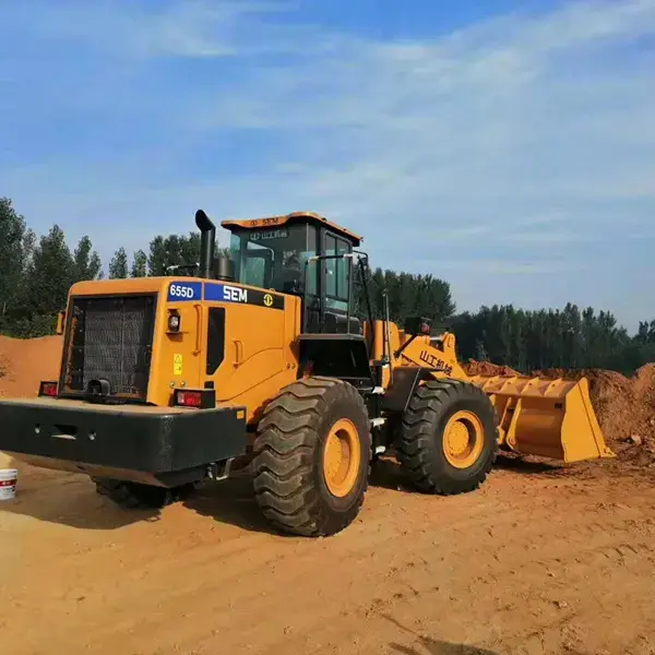 China machinery top supplier front end loader for construction SEM655D wheel loader