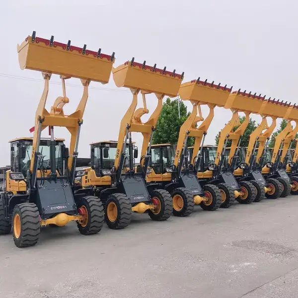 CE certified mini loader small size low price 2ton front loader