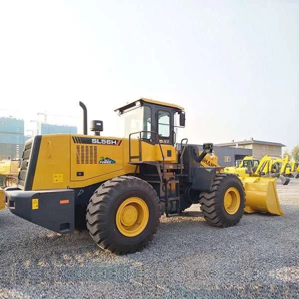 Payloader 5tons Shantui wheel loader SL56H 3 cubic loader