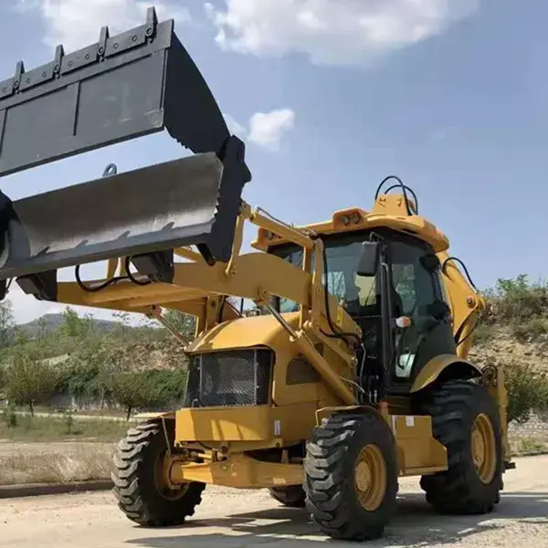 4×4 China backhoe loader for sale 2.5ton wheel loader backhoe