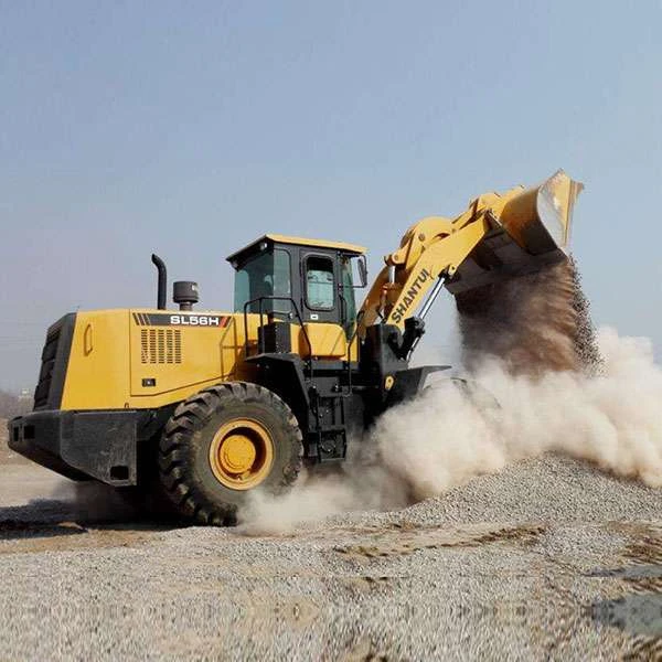 Payloader 5tons Shantui wheel loader SL56H 3 cubic loader