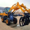 High quality wheel loader with grapple good price sugar cane loader