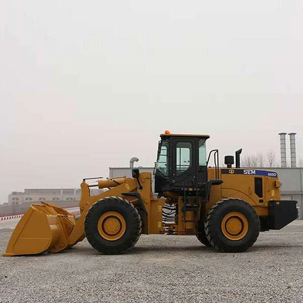 Wheel loader for sale 4 cubic 6ton front loader SEM660D