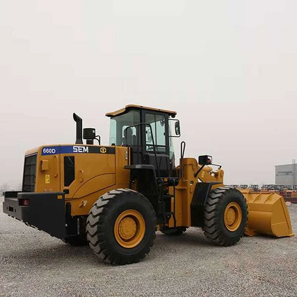 Wheel loader for sale 4 cubic 6ton front loader SEM660D